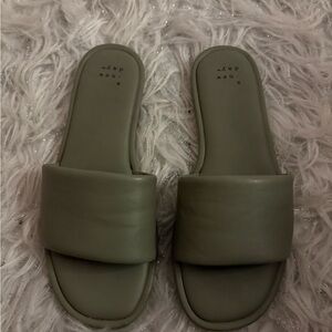 Target Women's Green Slide Sandals